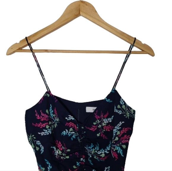 Likely Alias Floral Printed Ruched Front Top - Picture 7 of 15